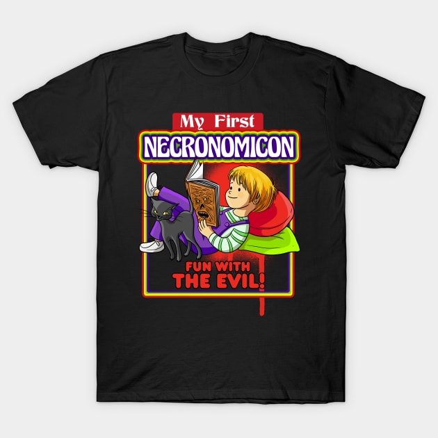 My first Necronomicon Fun with the Evil Witchcraft T-Shirt by Juandamurai